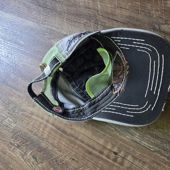 Harley-Davidson Caps Set Of Two In Grey And  In Orange - Picture 6 of 7